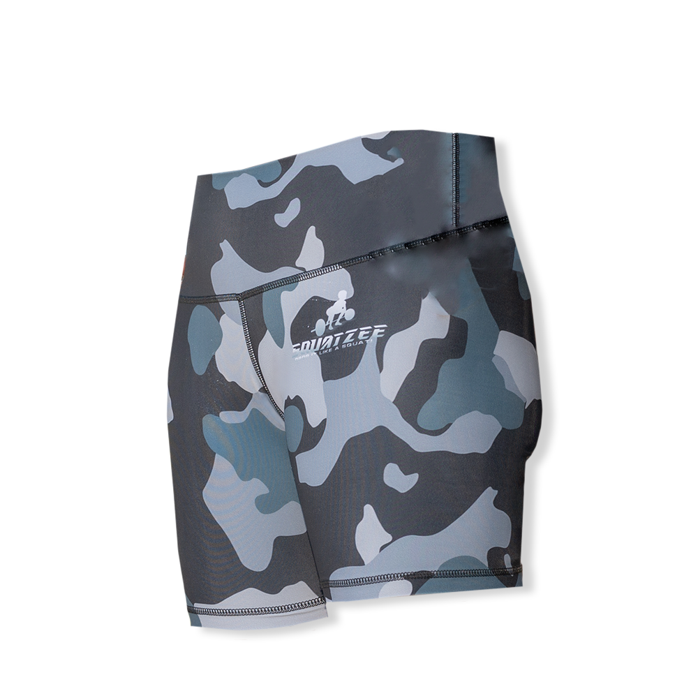 Warrior Camo Biker Shorts