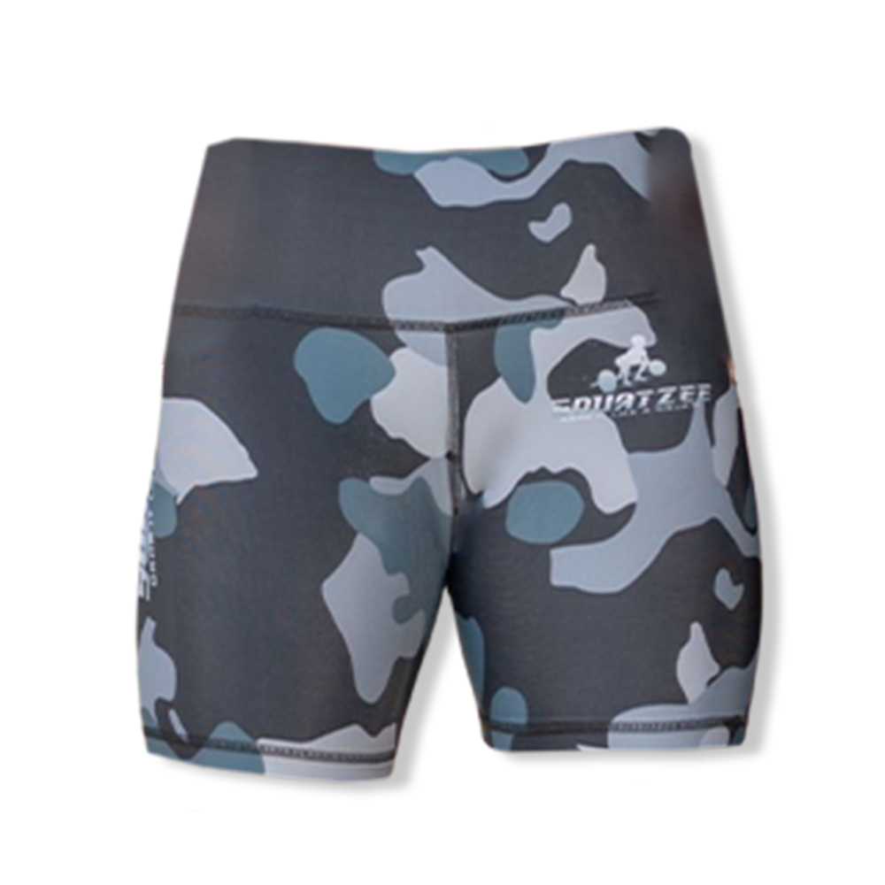 Warrior Camo Biker Shorts